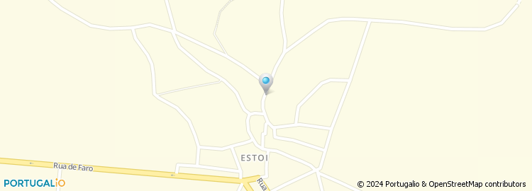 Mapa de Centro Equestre de Estoi