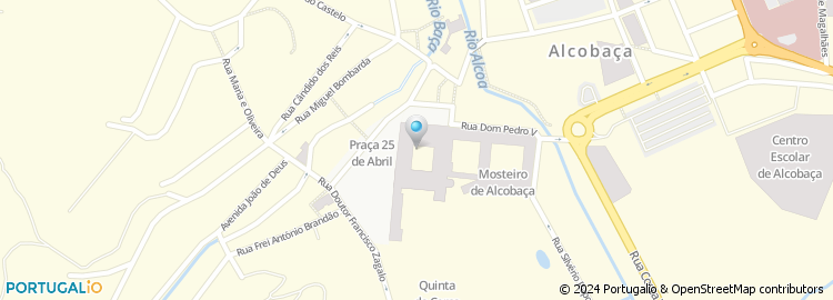 Mapa de Centro Hospitalar de S. Francisco, Alcobaça