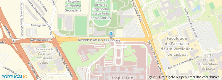 Mapa de Centro Hospitalar Lisboa Norte, Epe