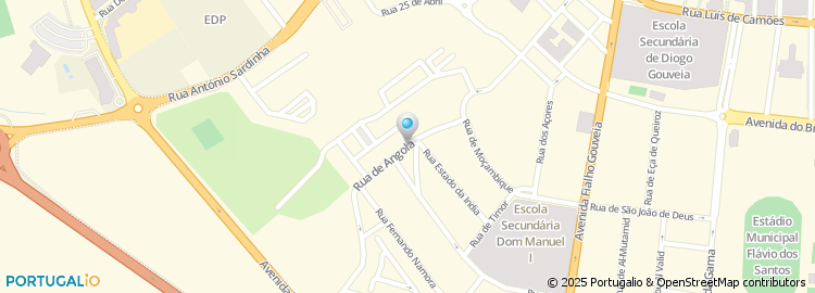 Mapa de Centro Medico de Aljustrel Lda