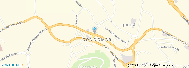 Mapa de Centro Medico de Gondomar, Lda