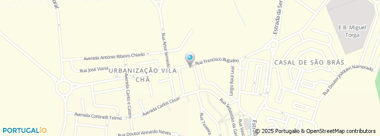 Mapa de Centro Médico de S. Brás Lda