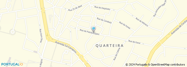 Mapa de Centro Medico Dentario do Guadiana, Lda
