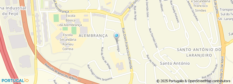 Mapa de Centro Medico do Feijo