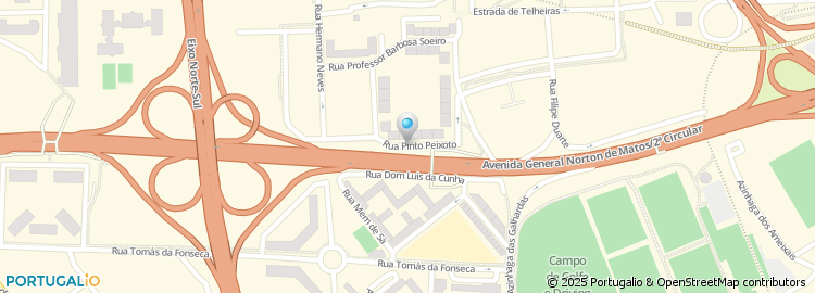 Mapa de Centro Medico Jardim dos Ulmeiros, Lda