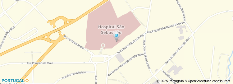 Mapa de Centro Medico Nacional, Lda