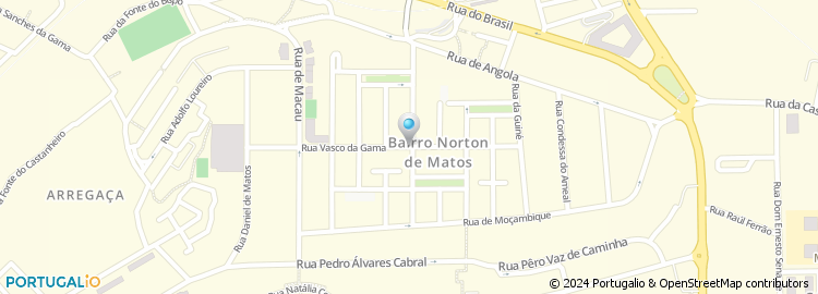 Mapa de Centro Norton de Matos