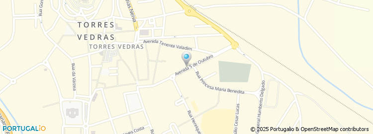 Mapa de Centro Optico de Torres Vedras, Unip., Lda