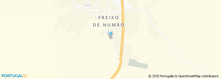 Mapa de Centro Paroquial de Freixo de Numão