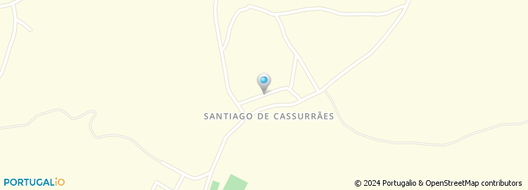 Mapa de Centro Paroquial de Santiago de Cassurraes