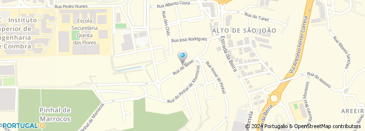 Mapa de Centro Pizzaria Santa Clara Lda