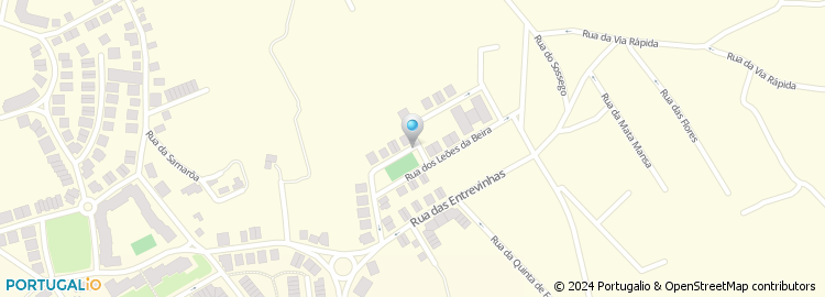 Mapa de Centro Social Cultural Recreativo e Desportivo Leoes da Beira