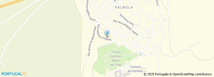 Mapa de Centro Social de Palmela A Árvore