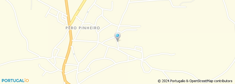 Mapa de Centro Social de Pero Pinheiro