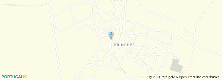 Mapa de Centro Social e Paroquial de Brinches