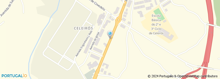Mapa de Centro Social Paroquial de Celeirós