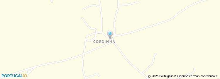 Mapa de Centro Social Paroquial de Cordinha
