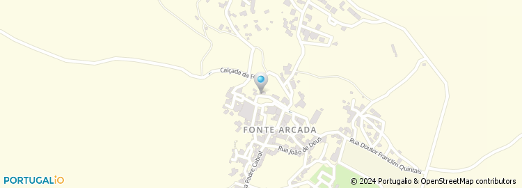 Mapa de Centro Social Paroquial de Fonte Arcada