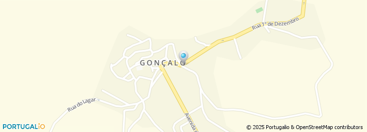 Mapa de Centro Social Paroquial de Gonçalo