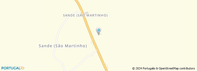 Mapa de Centro Social Paroquial de Sande São Martinho