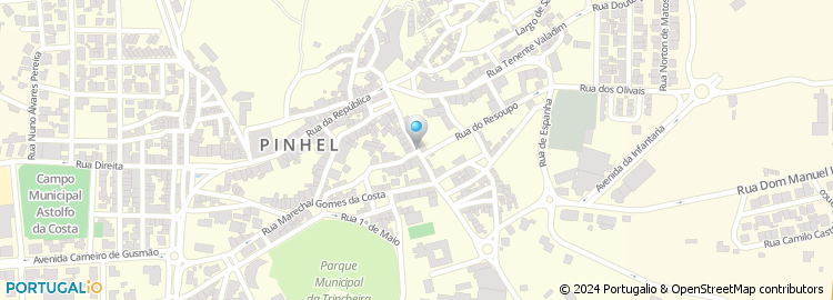 Mapa de Centro Social Paroquial Pinhel
