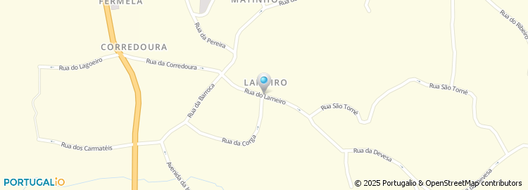 Mapa de Centro Social Paroquial São Miguel Fermela