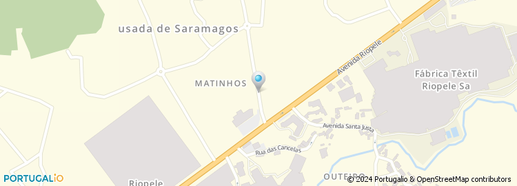 Mapa de Centro Social Pousada Saramagos