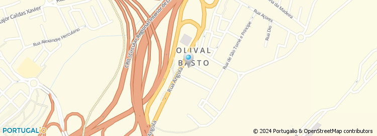 Mapa de Centro Veterinário Olival Basto, Lda