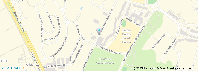 Mapa de CEPI - Serv. Sociais do Ministério de Educação