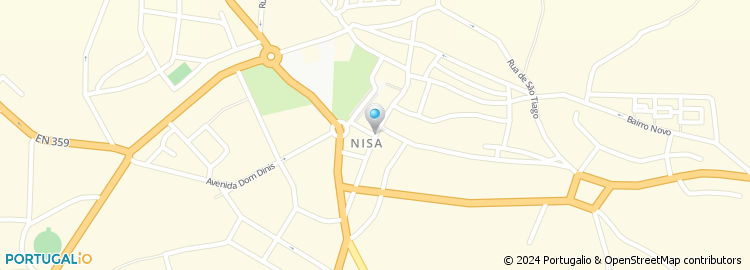 Mapa de Cerenisa(Centro de Reabilitação de Nisa), Lda