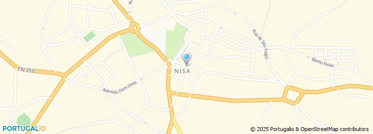 Mapa de Cerenisa(Centro de Reabilitação de Nisa), Lda