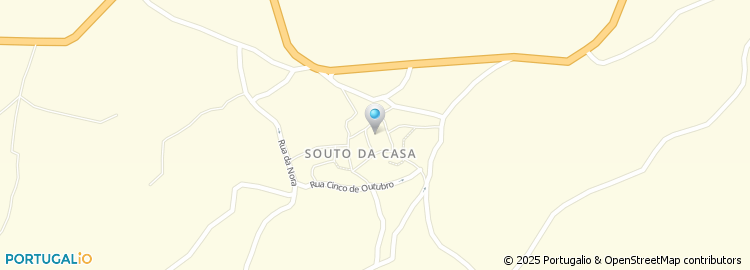 Mapa de Cerfundão - Embalamento e Comercialização de Cereja da Cova da Beira Lda