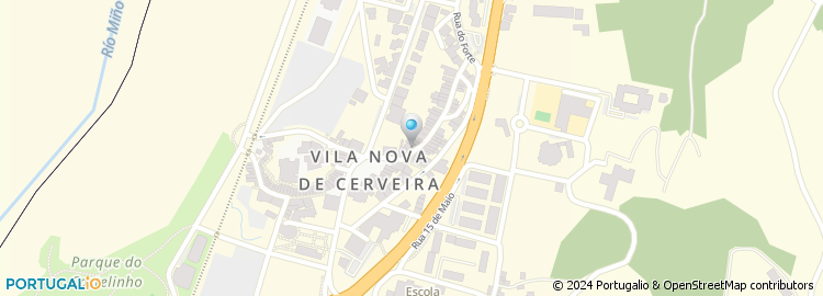Mapa de Cerveirafarma, Lda