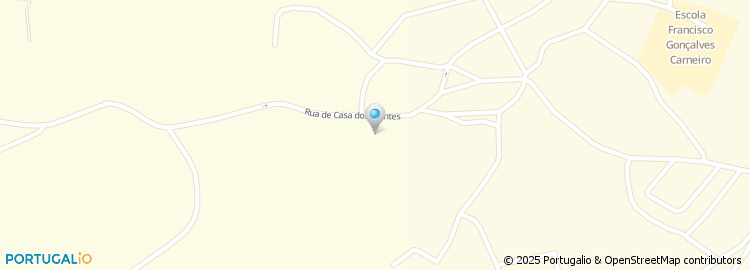 Mapa de Beco Dom Martinho da Costa