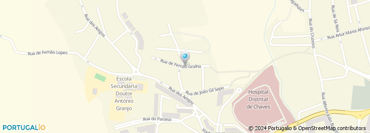 Mapa de Rua Fernão Gralho