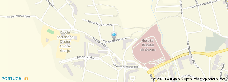 Mapa de Rua João Gil Sapo