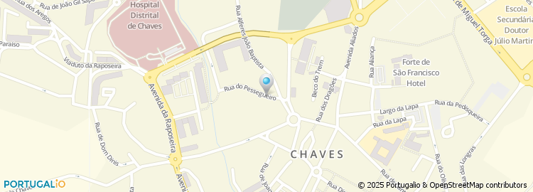 Mapa de Rua Pessegueiro
