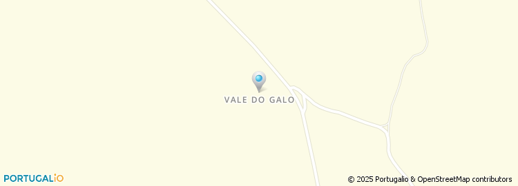 Mapa de Vale do Galo