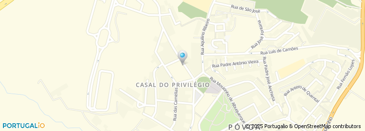 Mapa de Chaviarte, Continente de Loures