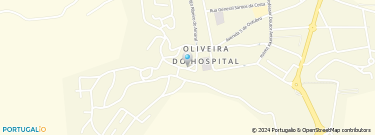 Mapa de Churrasqueira Central de Oliveira do Hospital, Lda
