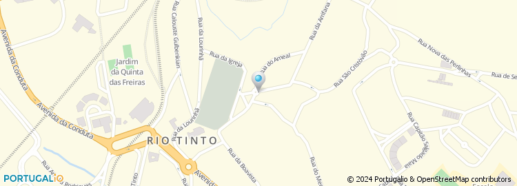 Mapa de Churrasqueira Central de Rio Tinto, Lda