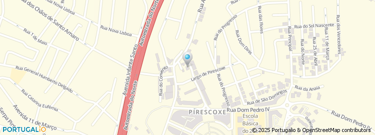 Mapa de Churrasqueira de Pirescoxe, Lda