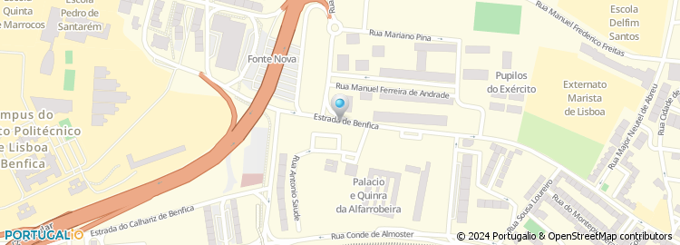 Mapa de Churrasqueira Delicia de Benfica, Lda