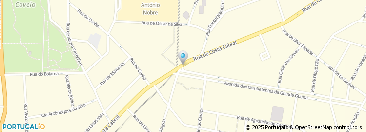Mapa de Churrasqueira Restaurante Cidade