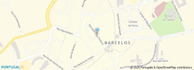 Mapa de Circulo Catolico de Operarios de Barcelos