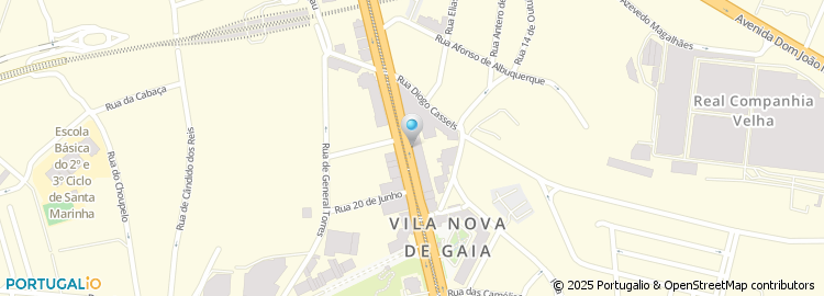 Mapa de Clinica Central de Gaia