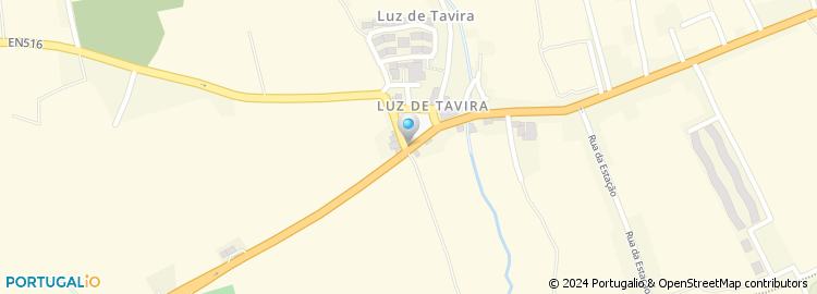 Mapa de Clinica da Dor e Reabilitação de Tavira, Lda