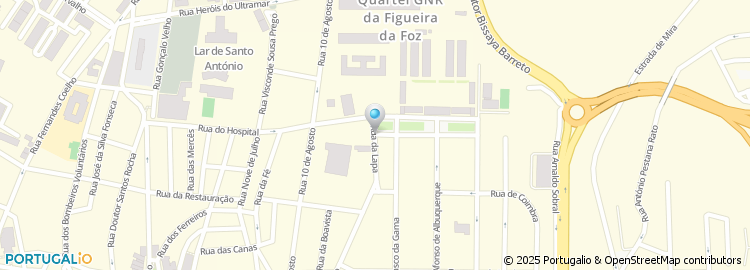 Mapa de Clinica de Radiodiagnostico da Figueira da Foz