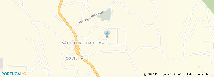 Mapa de Clinica Dentaria São Pedro Cova, Lda