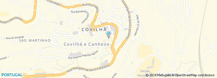Mapa de Clinica Gastrenterologica da Covilha, Lda